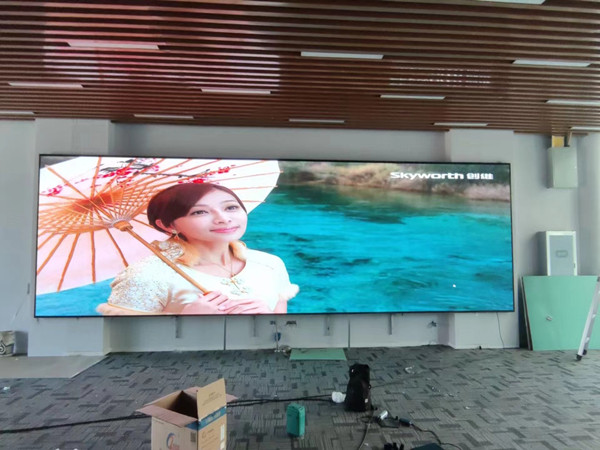 翼城P1.53led小间距屏安装案例